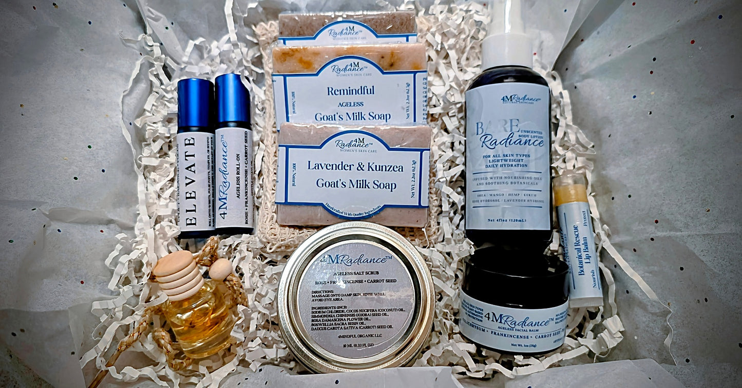 4Mindful™ Radiance Gift Set (11-Piece Self-Care Bundle) - 4Mindful Organic LLC 